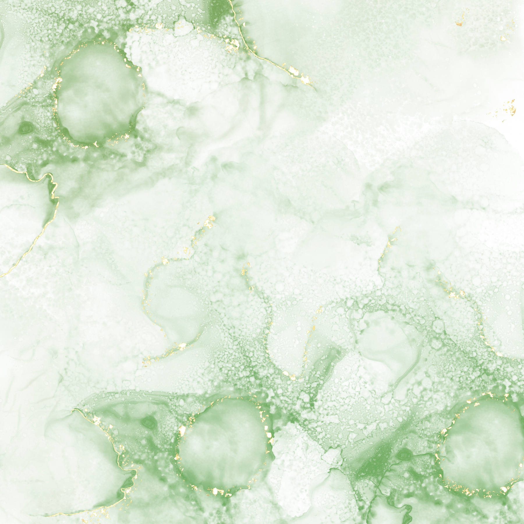 Green alcohol ink background